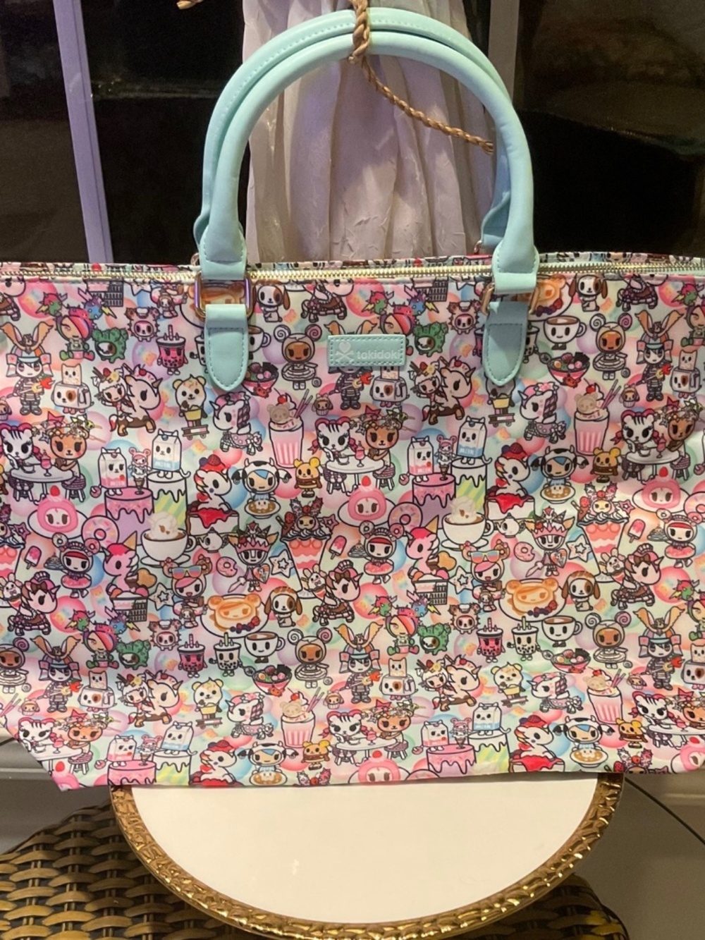 Tokidoki 🍭Sweet Cafe Carry-All Tote Bag - Excellent🍡